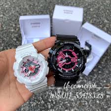 Shock resistant, 100m water resistant, led backlight with afterglow, world time 31 time zones. 100 Original Casio G Shock Baby G Couple Watch Limited Edition 2019 Slv 19a 1a Couple Set 2019 Box Damaged Shopee Malaysia