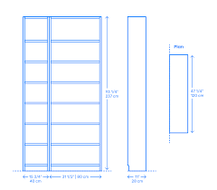#1 best seller in shelf pegs & pins. Ikea Billy Bookcase Combination Duo Dimensions Drawings Dimensions Com