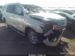 Have a look at this and see all the features of the new sequoia in shoreline blue. Toyota Sequoia Platinum 2019 White 5 7l Vin 5tdyy5g15ks072450 Free Car History