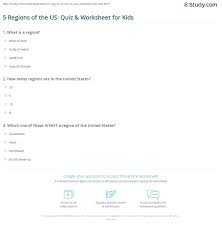 Rd.com knowledge facts consider yourself a film aficionado? 5 Regions Of The Us Quiz Worksheet For Kids Study Com