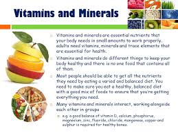 Nutrients The Nutrient Map Vitamins And Minerals Ppt