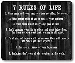 These inspirational and motivational black background quotes and images motivate and inspire you for successful life. Amazon Com Knseva Inspirational Quote Rustic Black Wood Mouse Pad 7 Rules Of Life Inspiring Quotes For Life Positive Motivational Quotes White Black Mouse Pads Office Products