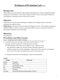 Worksheets are evidence of evolution answers in gray background fossils, evidence for evolution cloze work, evidence for evolution work name date per, evidence for evolution stations answerkey, tcss biology unit 4 evolution information, genetic evidence for evolution, work. Evolutionary Evidence Lab Homology Biology Evolution