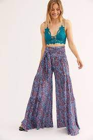 Fp One Aloha Printed Wide Leg Pants Womens Wide Leg Pants Printed Wide Leg Pants Wide Leg Pants