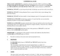 13 commercial lease agreement florida - Free to Edit ...