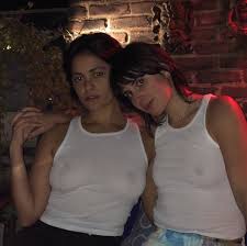 Blu Hunt Nipples in Thin, White Wifebeater - Taxi Driver Movie