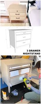 Thank you for your support! Diy 3 Drawer Nightstand With Plans Jaime Costiglio