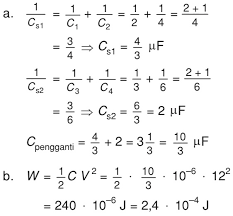 Maybe you would like to learn more about one of these? Empat Buah Kapasitor Dirangkai Seperti Pada Gambar Di Atas Jika Beda Potensialnya 12 V Mas Dayat