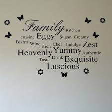 Maybe you would like to learn more about one of these? Family Words Kitchen Wall Art