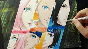 Sasuke to sakura) is episode 3 of the original naruto anime. Speed Drawing Sakura Naruto Sasuke Youtube