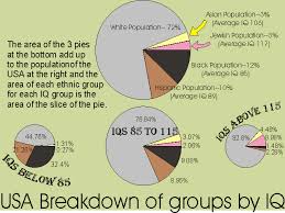 Pie Chart Shows The Intelligence Of Different Racial Groups
