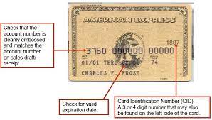 Also known by several other names) is a series of numbers in addition to the it was instituted to reduce the incidence of credit card fraud. American Express Card Number Format