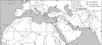 Southwest asia and north africa blank map map of africa. Unit 7 Southwest Asia And North Africa Physical Map Diagram Quizlet