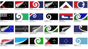 National flag consisting of a dark blue field (background) with the union jack in the canton and six white stars. Neuseeland Dieses Land Gonnt Sich Eine Neue Flagge Welt