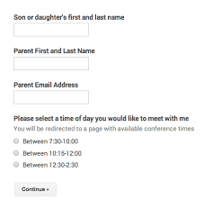 Paperless Parent Teacher Conferences With Google Forms Sheets Parents As Teachers Parent Teacher Conferences Parenting Conference