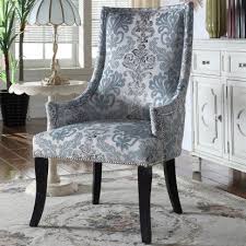 Best Master Furniture Audrey Damask Fabric Living Room Accent Chair Hayneedle Accent Chairs For Living Room Accent Chairs Best Master Furniture