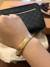 Louis Vuitton Bracelet Nanogram Cuff So Beautiful They Have Size S And M Chanel Jewelry Earrings Louis Vuitton Bracelet Cartier Love Bracelet