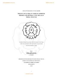 Judul skripsi msdm yang dibuat harus original. Top Pdf Bentuk Outline Tugas Akhir Animasi 123dok Com
