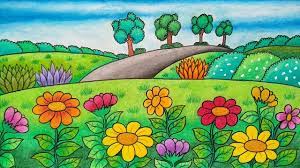 Salah satu adegan klasik dalam lukisan adalah gambar taman. Menggambar Taman Bunga Cara Menggambar Pemandangan Taman Bunga Belajar Menggambar Bunga Youtube