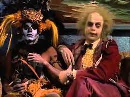 Warner brothers / beetlejuice523 on youtube. Beetlejuice 1988 End Credit Scene Jump In The Line Shake Senora Youtube