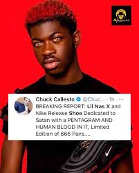 Mschf x lil nas x have designed satan shoes the soles of the shoes contain real human blood, and only 666 pairs are being sold for $1,018 each. Vqsppyg5hjjbgm