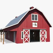 Red barn custom mailbox, handcrafted with high quality exterior materials then pained both inside and out to protect and provide years and years of mailbox service. Barn 3d Models For Download Turbosquid