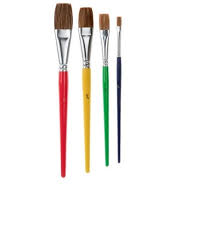 makeup brushes and drawing brushes