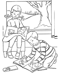 Our time to read® series empowers kids to build vocabulary, improve comprehension, and become confident readers. Colouring Pages Of Children Coloring Home
