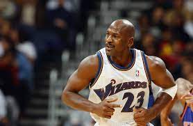 Michael jordan of the washington wizards stands alongside kobe bryant of the los angeles lakers during the game at the mci center on november 8, 2002 #23 michael jordan washington wizards （baltimore bullets）throwback jersey. Michael Jordan Game Used Signed Wizards Jersey Sells For 47 872 50