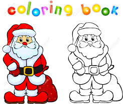 Funny Smiling Santa Claus Coloring Book Illustration For Children Stock Photo Picture And Royalty Free Image Image 42567867 Free for commercial use no attribution required high quality images. funny smiling santa claus coloring book illustration for children