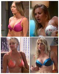 I love it when Penny (Kaley Cuoco) is running around in her bra on Big Bang  - Nude Celebs