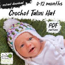 Buy Talini Hat 0-12 Months PDF Pattern