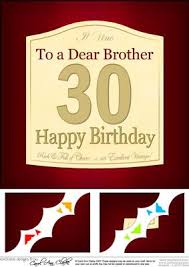 It was my 40th last month and my brother bought me 40 presents all starting with the letter j because my first name is joanne! 8 X 8 30th Birthday Brother Wine Label Scalloped Corner Cup314567 359 Craftsuprint