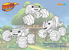 Well, the whole crowd sans one machine. Blaze And The Monster Machines Colouring Pages And Twitter Party In The Playroom