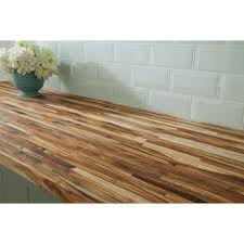 Acacia Butcher Block Countertop 8ft Floor Decor Butcher Block Countertops Wood Countertops Kitchen Wooden Countertops Kitchen