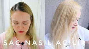 Oryalsiz Nasil Kullu Sari Yapiyorum Sac Hikayem Youtube