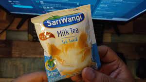 Review Sariwangi Milk Tea Caramel Teh Tarik Youtube