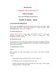 200 undangan dan formulir penjilidan proposal rp. Proposal Jalan Santai Pdf