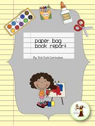 Paper Bag Book Report Template 1 Templates Example Templates Example In 2020 Paper Bag Books Book Report Book Report Templates
