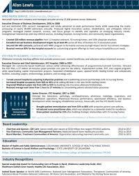 healthcare executive resume sample: ceo