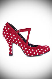 Black And White Polka Dot Shoes Heels Jessica Red Polka Dot Shoes By Ruby Shoo Perfect For Pinups Polka Dot Shoes Quirky Shoes Coloured Wedding Shoes