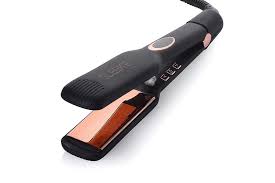 Black And Rose Gold Hair Straightener Sleek E Hair Flawless Flat Iron 2 Professional Tourmaline Infused Titanium Straightener Black And Rose Titanium Straightener Flat Iron Best Hair Straightener