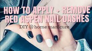 Dashes can be worn for up to 2. How To Remove Apply Red Aspen Nail Dashes Press On Nails That Actually Work Diy Manicure Youtube