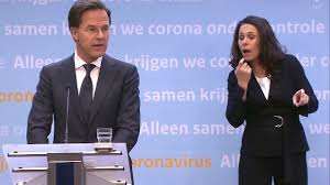 'corona' is latijn voor 'kroon'. Persconferentie Premier Mark Rutte Coronacrisis Update Op 21 April 2020 Met Gebarentolk Irma Sluis Youtube