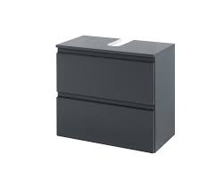 Viele kleine badutensilien gut verstaut. Waschbeckenunterschrank Cardiff Waschtisch Unterschrank Badschrank 60 Cm Grau Ebay