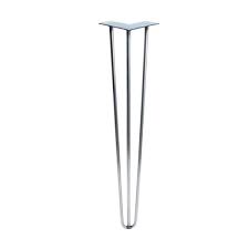 Hairpin legs diy heavy duty industrial metal home kitchen furniture office desk end dining table 3 rod coffee hairpin table leg. Heavy Duty 1 2 In Dia 39 In Raw Steel 3 Rod Hairpin Leg Diy Hl 12 39 3rod The Home Depot