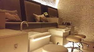 Beautiful Custom Pedicure Units Recently Installed At Escape Nail Spa Build Your Dream Pedicure Bench Wi Salon Interior Design Salon Interior Interior Design