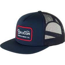 Brixton Grade Trucker Hat Navy Red Trucker Hat Hats Cap Design