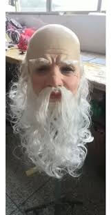 Set De Peluca, Barba Y Antifaz De Papá Noel