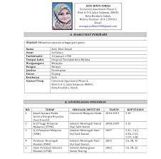 Contoh resume cv untuk guru 2018 contoh resume cv guru. Contoh Resume Untuk Guru Tadika